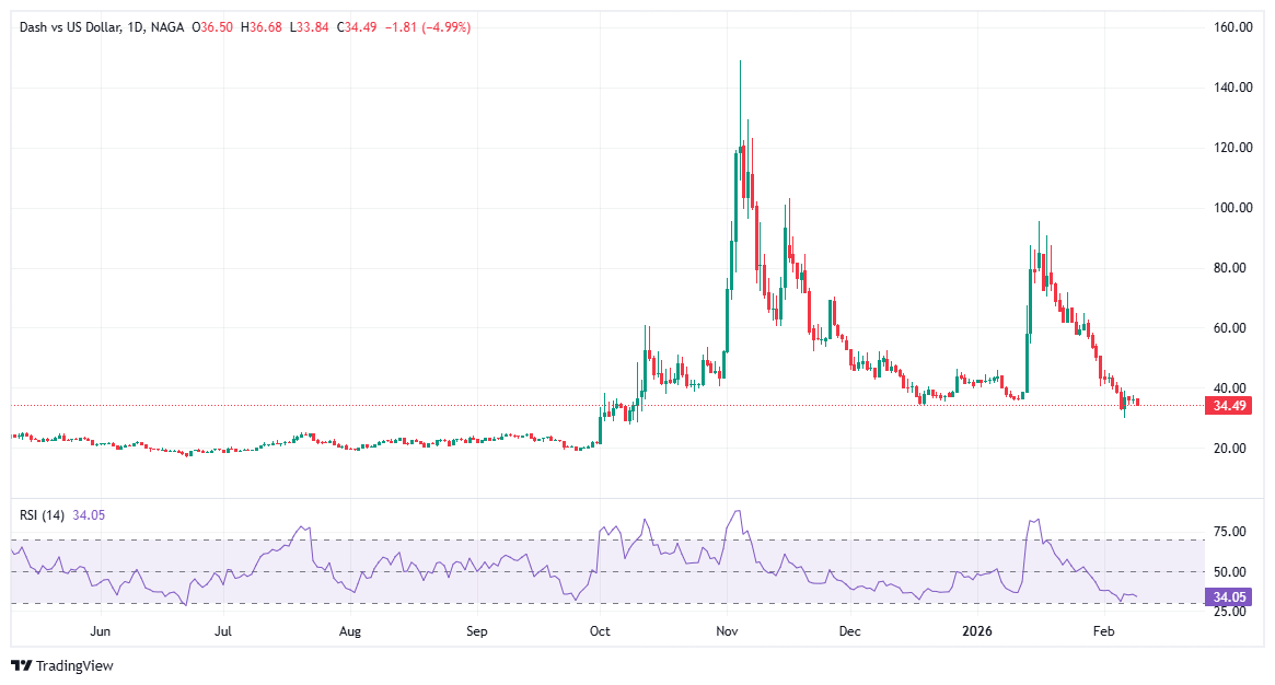 افضل عمله رقميه 2026 - عملة داش Dash (DASH) 