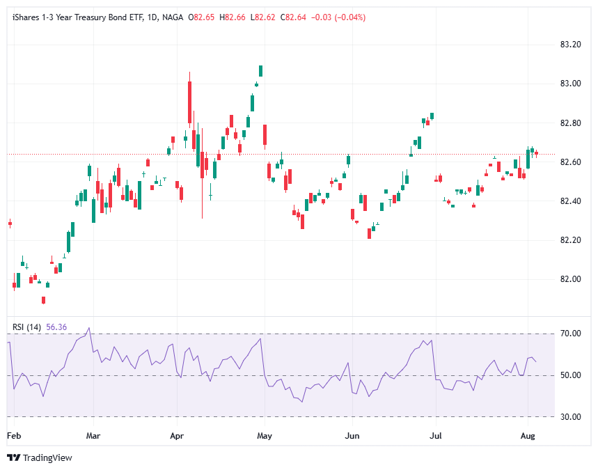 أفضل صناديق سوق المال - صندوق iShares 1-3 Year Treasury Bond ETF